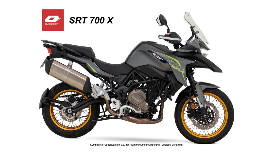 QJ Motor SRT 700 und 700 X 2023 Enduro mit 73 PS für rund 7.000 Euro